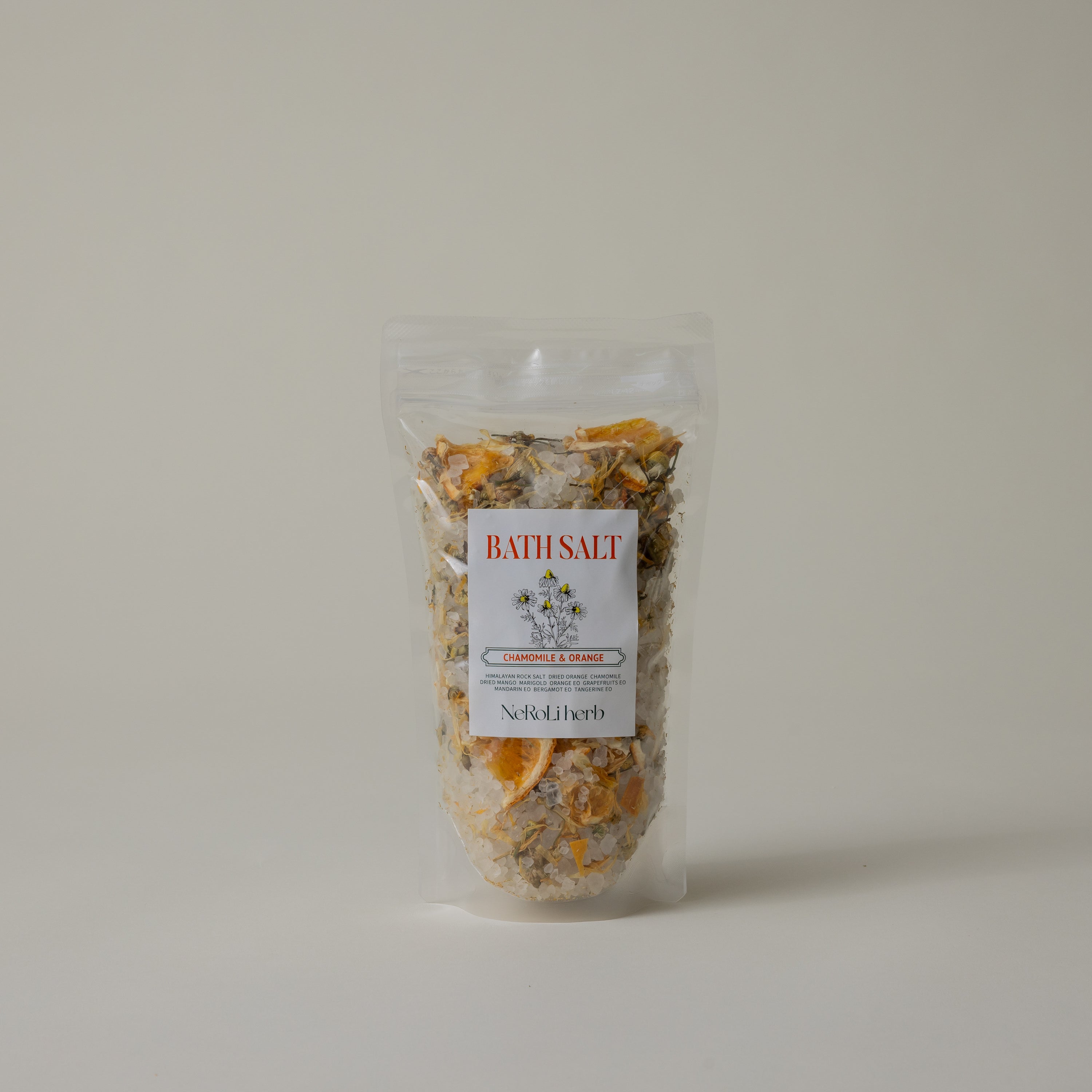 Chamomile&Orange BATH SALT | NeRoLi herb