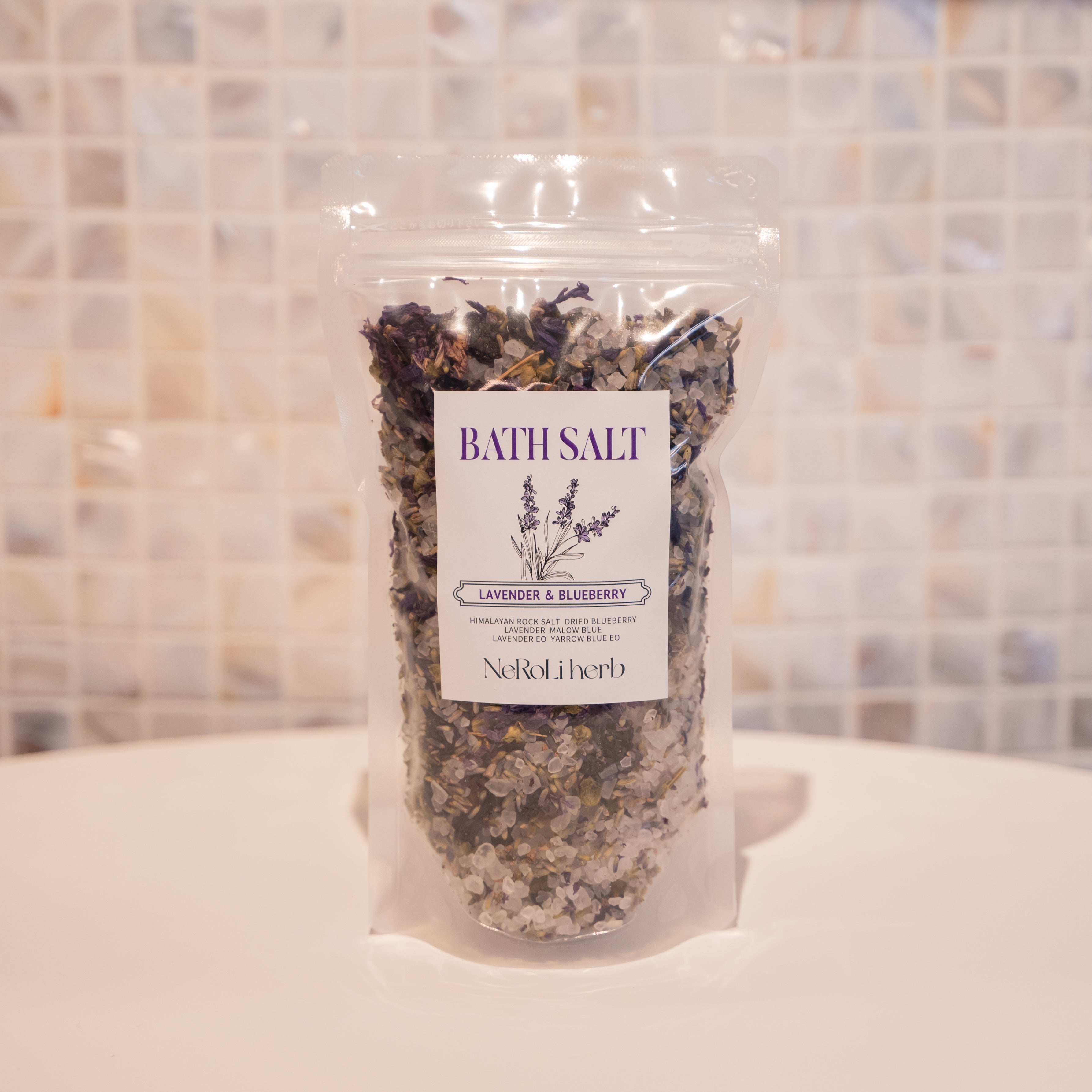 Lavender&Blueberry BATH SALT | NeRoLi herb